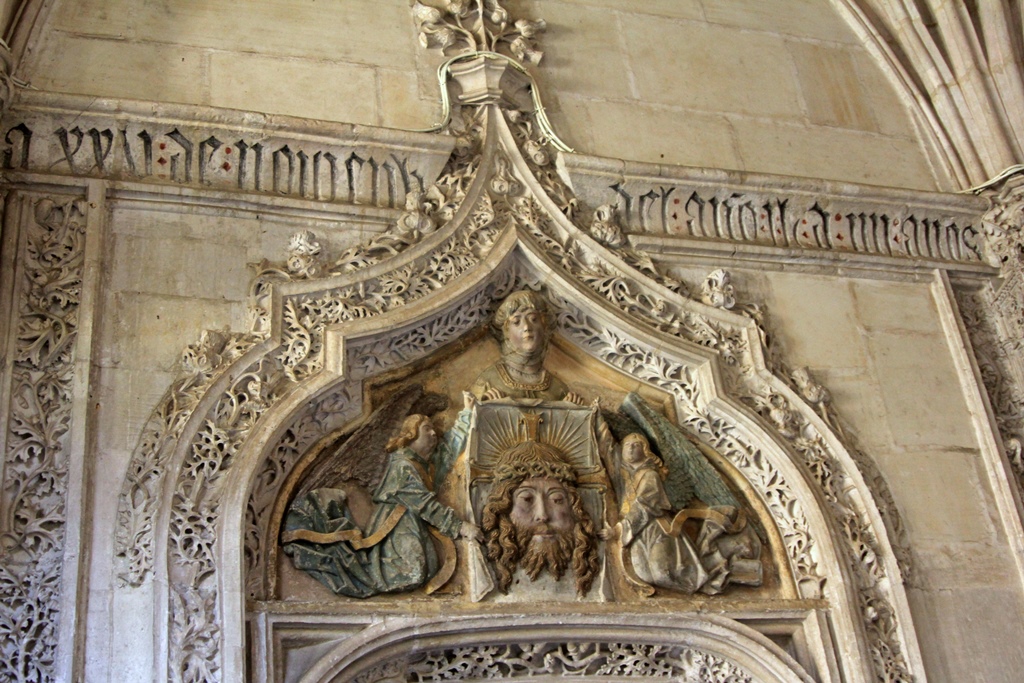 St. Veronica Relief Above Entry